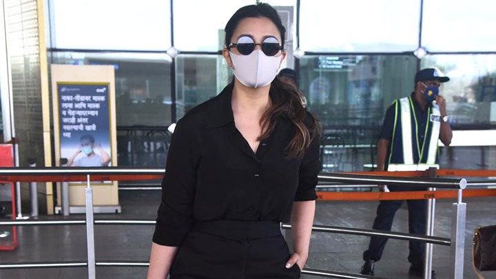 Parineeti Chopra spotted at Airport flying for ‘Saina’ Promotion