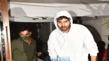 Photos: Kartik Aaryan and Ashish Chowdhry snapped at Izumi in Bandra