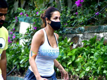 Photos: Malaika Arora spotted on a morning walk