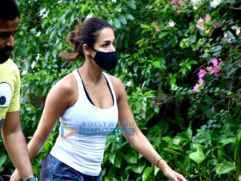 Photos: Malaika Arora spotted on a morning walk