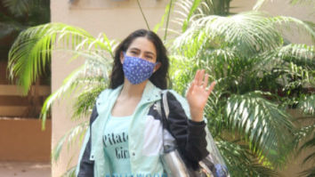 Photos: Sara Ali Khan snapped at Anand L Rai’s office in Andheri