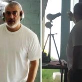 Pictures and videos of Thala Ajith practicing rifle shooting in Chennai go viral