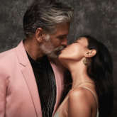 Milind Soman and wife Ankita Konwar share a kiss during PETA India's new vegan show at Lakme Fashion Week 2021 