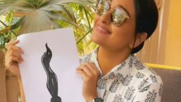 Sonakshi Sinha recreates Filmfare’s black lady on paper