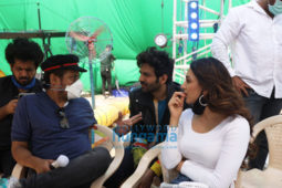 On the sets of the movie Bhool Bhulaiyaa 2