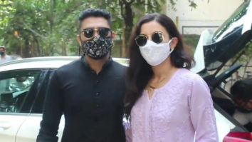 Gauahar Khan and Zaid Darbar spotted at Lokhandwala in Andheri