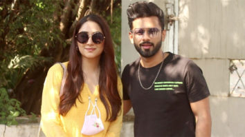 Rahul Vaidya and Disha Parmar spotted at Grand Hyatt in Santacruz