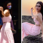 FASHION FACE-OFF: Mouni Roy or Daisy Shah – who stunned in pastel pink crop top and skirt better?