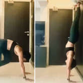 Mandira Bedi gives fitness inspiration; does 10 headstands in her latest workout video