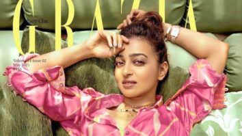 Radhika Apte sizzles in neon green bikini paired with printed shirt on the cover of Grazia India