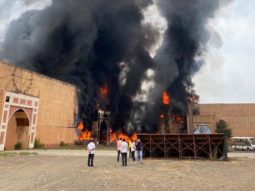 Major fire breaks out on the sets of Ashutosh Gowarker’s film Jodhaa Akbar in ND Studios