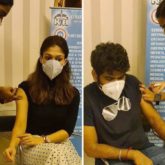 Nayanthara and Vignesh Shivan get their first dose of COVID-19 vaccination in Chennai