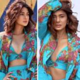 Jennifer Winget mesmerises giving us in the blue printed co-ord dress