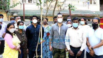 Photos: Dino Morea and Anusha Srinivasan Iyer snapped at tree plantation drive event