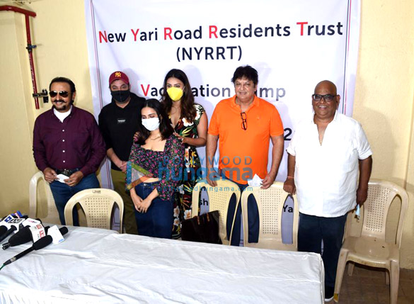 Photos: Varun Sharma, Anushka Ranjan, Satish Kaushik and others snapped at vaccination drive campaign Photos: Varun Sharma, Anushka Ranjan, Satish Kaushik and others snapped at vaccination drive campaign