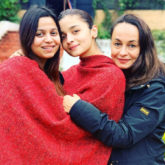 “These two n me”, Says Soni Razdan as she shares cozy vacation pictures with Alia and Shaheen Bhatt
