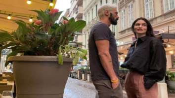 Arjun Rampal and Gabriella Demetriades spotted holidaying with son Arik in the European city of Budapest