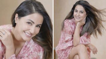 Hina Khan stuns in tie-dye mini pink chiffon dress