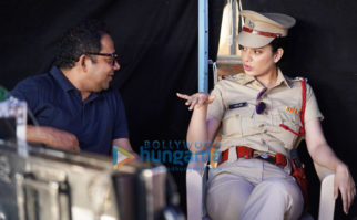 On The Sets Of The Movie Judgementall Hai Kya