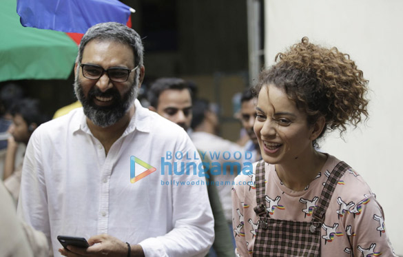 On The Sets Of The Movie Judgementall Hai Kya