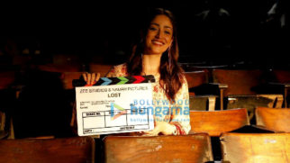 On the sets of the movie Lost