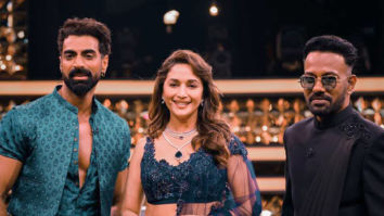 Madhuri Dixit grooves to the viral ‘Galya Pe Baliya X Ek Baar’ with Tushar Kalia and Dharmesh Yelande