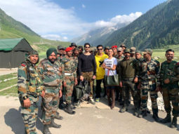 Shershaah Trailer Launch: Sidharth Malhotra, Kiara Advani and Karan Johar meet jawaans while heading to Kargil
