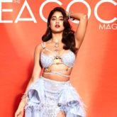 Janhvi Kapoor looks mesmerising in Falguni Shane Peacock's creation for the cover of The Peacock