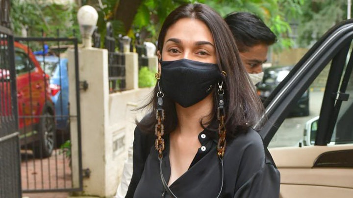 Aditi Rao Hydari spotted at Dubbing studio in Bandra