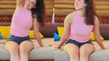 Gauahar Khan chill beside the infinity pool in the Maldives