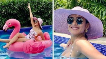 Mrunal Thakur looks resplendent in a floral bikini as she celebrates her birthday in Goa