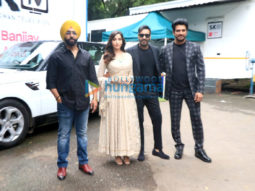 Photos: Ajay Devgn, Sharad Kelkar, Ammy Virk and Nora Fatehi snapped on sets of The Kapil Sharma Show promoting their film Bhuj – The Pride Of India