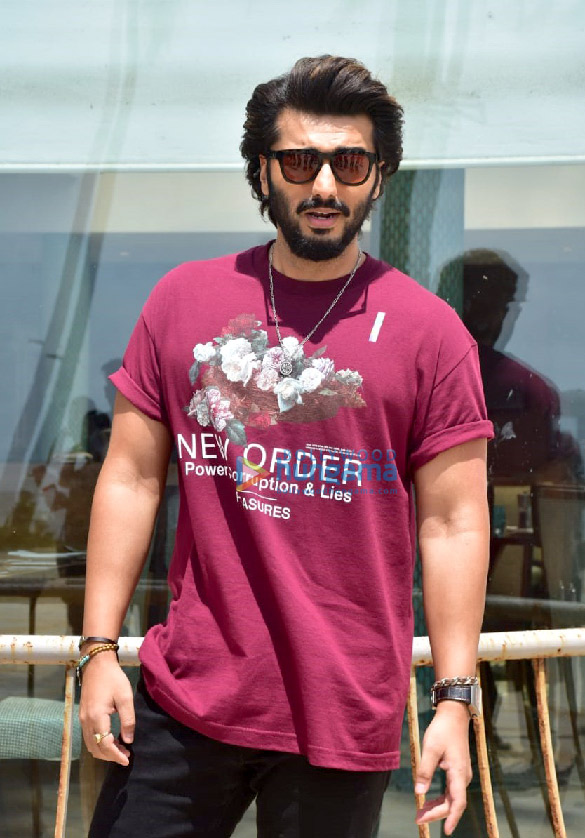 Photos: Arjun Kapoor snapped during Bhoot Police promotions