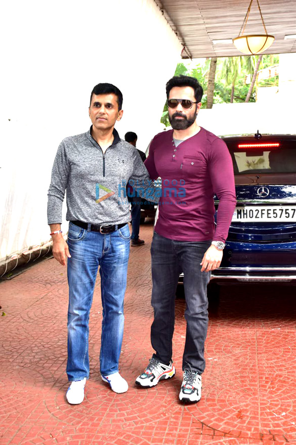 Photos: Emraan Hashmi and Anand Pandit snapped during Chehre promotions Photos: Emraan Hashmi and Anand Pandit snapped during Chehre promotions