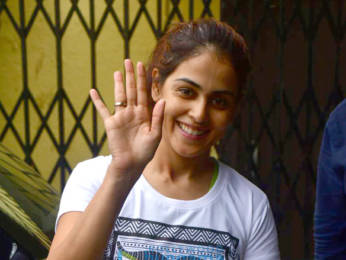 Photos: Genelia D'Souza spotted at the gym