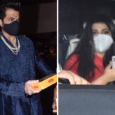 Rhea Kapoor and Karan Boolani make an appearance post their wedding; Anil Kapoor distributes sweets to the media 
