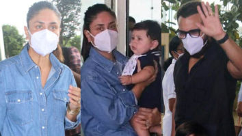Kareena Kapoor Khan spotted at the airport with Saif Ali Khan and kids Taimur and Jeh carrying a Dior bag worth Rs. 2.8 lakh