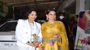 Photos: Kangana Ranaut and Simi Garewal snapped at the screening of the film Thalaivii