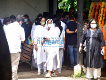 Photos: Shehnaaz Gill and others at Sidharth Shukla's last rites