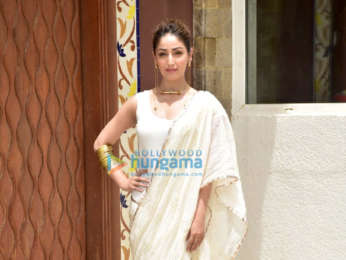 Photos: Yami Gautam Dhar snapped promoting Bhoot Police