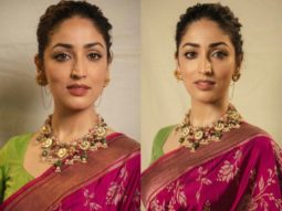 Yami Gautam makes a gorgeous appearance in a beautiful Benarasi saree worth Rs. 1.6 lakh