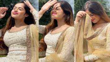 Jannat Zubair looks breathtaking in a beautiful white anarkali set