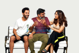 On the sets of the movie Badhaai Do