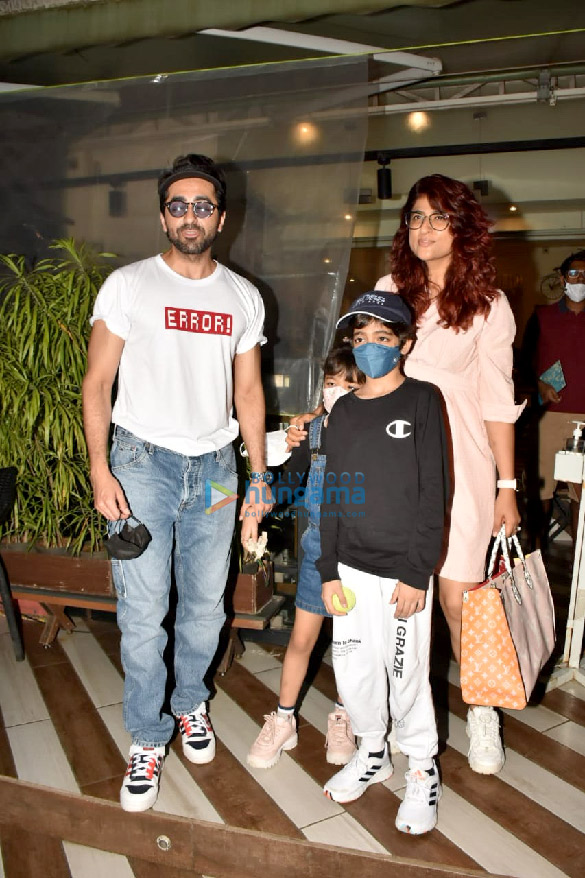 Photos: Ayushmann Khurrana and Tahira Kashyap spotted at Farmers’ Cafe
