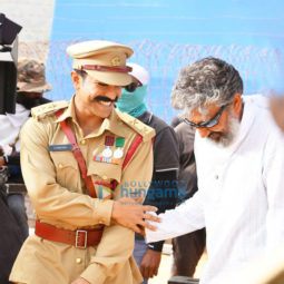 On The Sets Of The Movie RRR