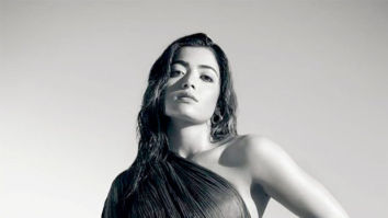 Rashmika Mandanna raises temperature in a thigh-high slit blue gown