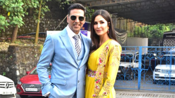 Spotted: Akshay Kumar, Katrina Kaif and Rohit Shetty outside KBC set in Filmcity promoting Sooryavanshi