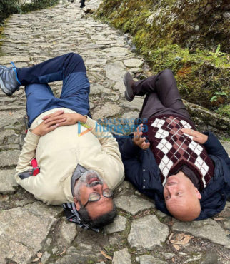 On The Sets Of The Movie Uunchai