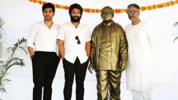 ‘He will continue to be a part of our journey’ says Allu Arjun and family as they unveil statue of Allu Ramalingaiah