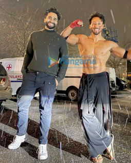 On The Sets From The Movie Ganapath - A Hero Is Born